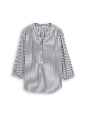 Plus Size - blouse with striped pattern