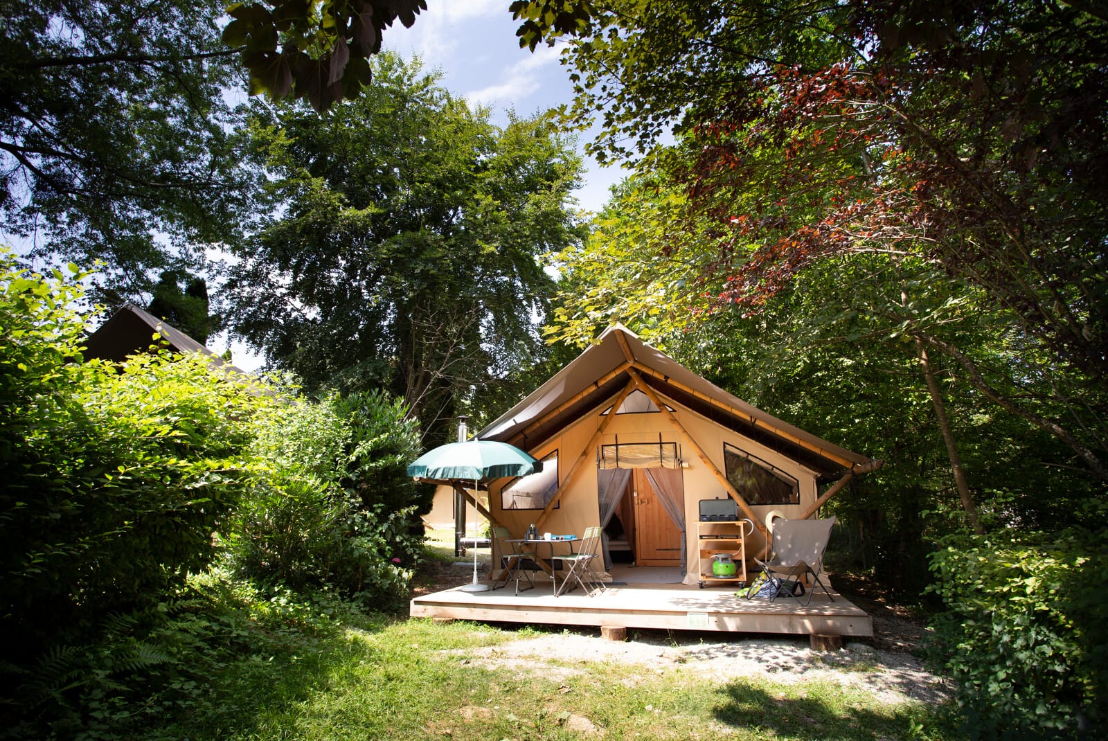 Camping Huttopia Lac d’Aiguebelette ©Manu Reyboz
