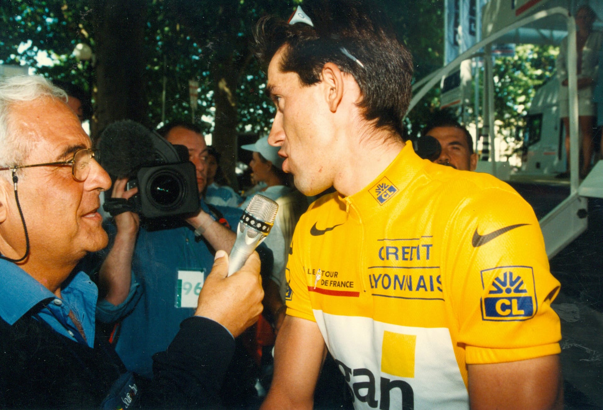 Stephane Heulot, gele trui, Tour de France 1996