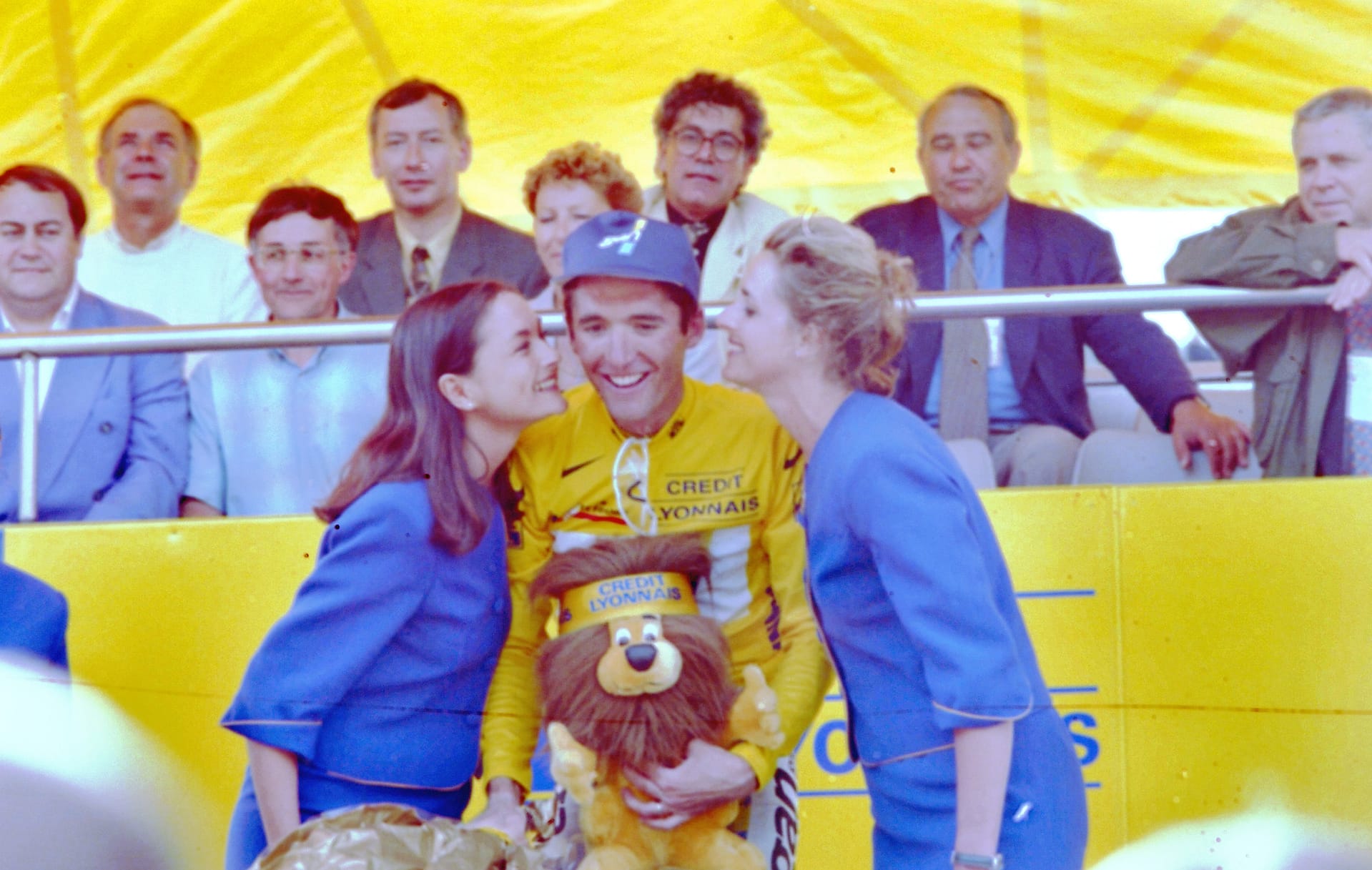 Stephane Heulot, gele trui, Tour de France 1996