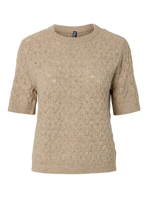 PCLELOU SS O-NECK KNIT NOOS BC QX