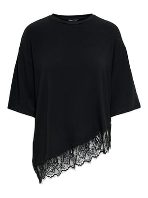 ONLGLAMOUR S/S LACE T-SHIRT JRS