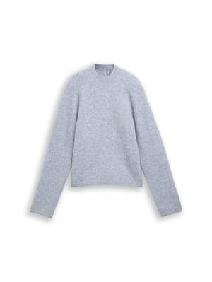 Knitted jumper with wool blend