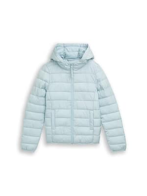 Lightweight quilted jacket with hood