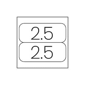 2x2.5F