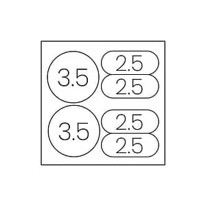 2x3.5 en 2x5F