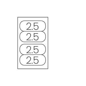 2x5F staand