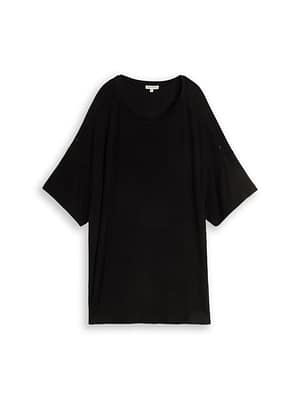 Plus Size - T-shirt with turn-up feature