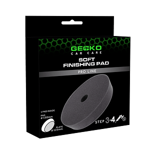 Gecko  Polishing Pad Soft Black 150mm 1pc (For Backing Plate 125mm)