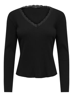 ONLSARA SHARAI L/S V-NECK TOP JRS NOOS