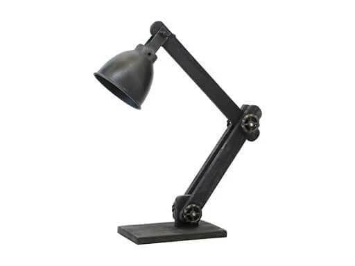 Suradam salaris Belastingbetaler Zwarte houten tafellamp met metalen kap Sunburn — Tafellampen — Les  Brocanteurs - Ommen