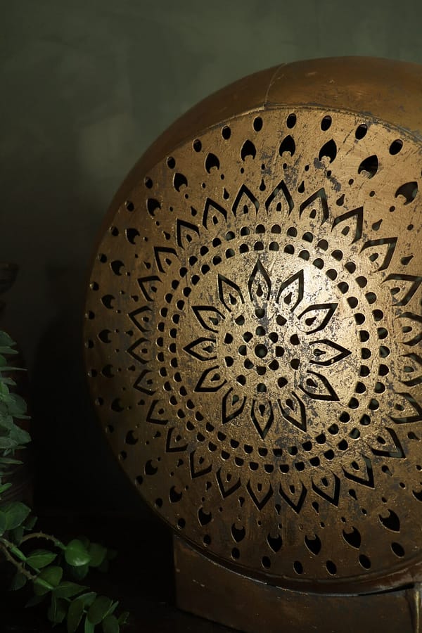 Tafellamp Mandala goud L - Afbeelding 3