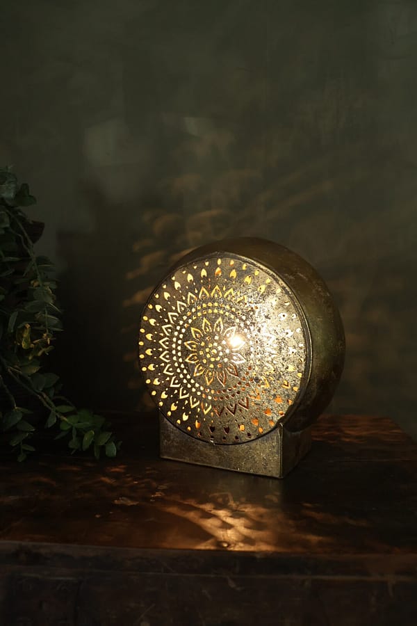 Tafellamp Mandala goud S - Afbeelding 2