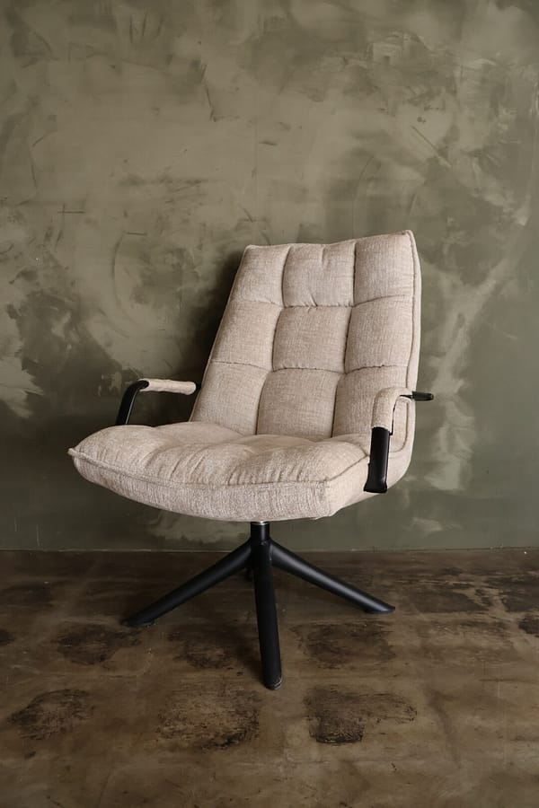 Draaifauteuil Hilda naturel