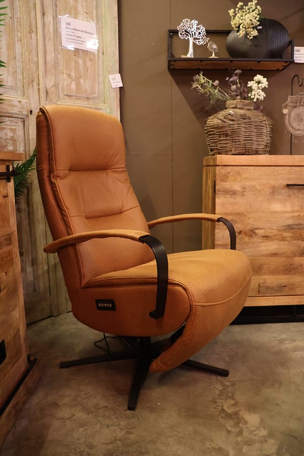 Relaxfauteuil Boston cognac