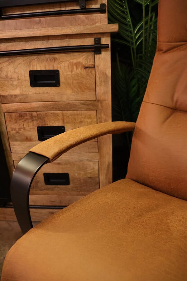 Relaxfauteuil Boston cognac - Afbeelding 3