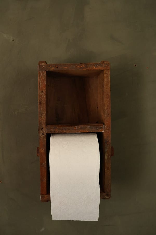 Vintage wc-rolhouder
