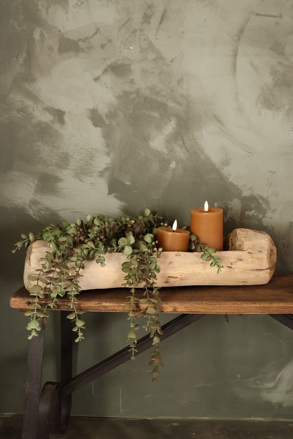 Oude houten trog/bak