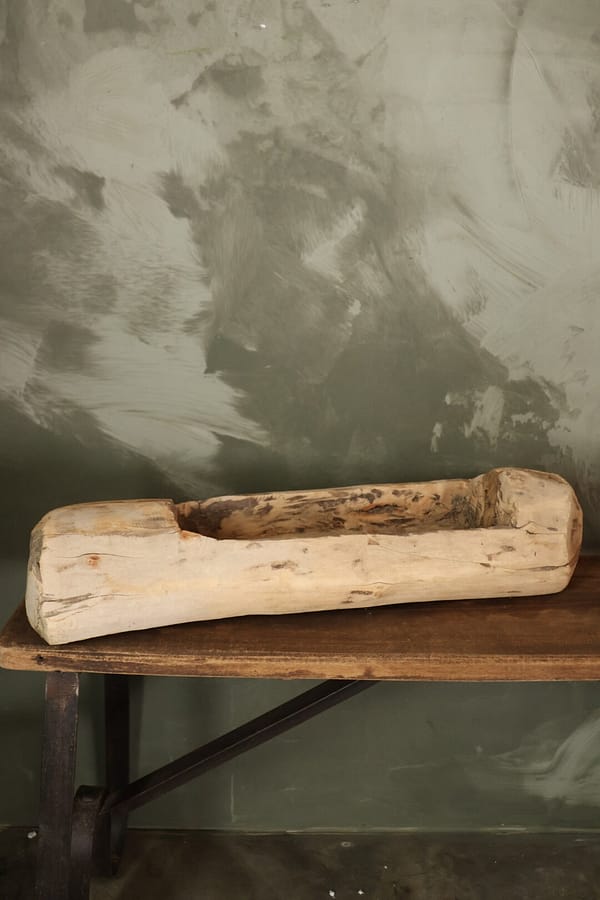 Oude houten trog/bak - Afbeelding 2