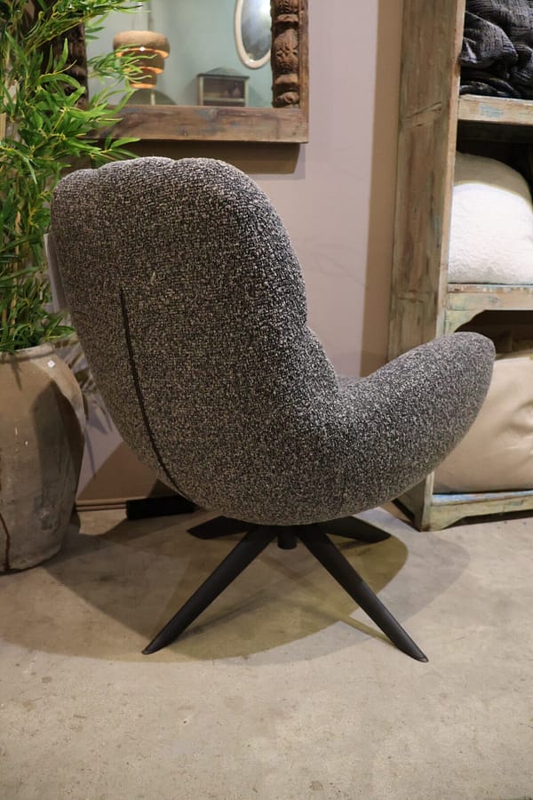 Fauteuil Presley antraciet - Afbeelding 2
