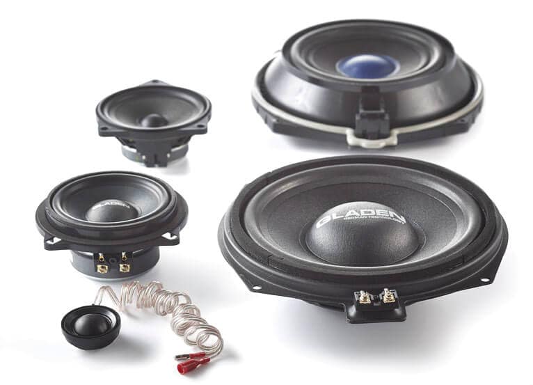 Speaker set passend voor een BMW