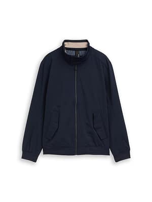 Harrington jacket made from water-repellent material