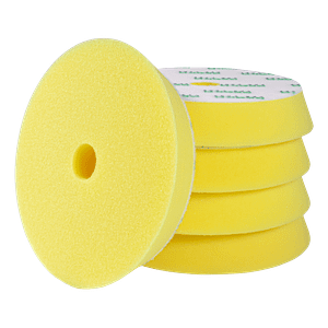 Gecko Polishing Pad Hard Yellow 150mm 5pcs  (For Backing Plate 125mm)