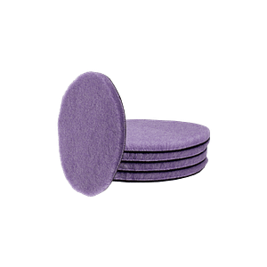 Gecko Foamed Wool Cutting pad (paars) 75mm – 5 pcs –  75mm backing plate