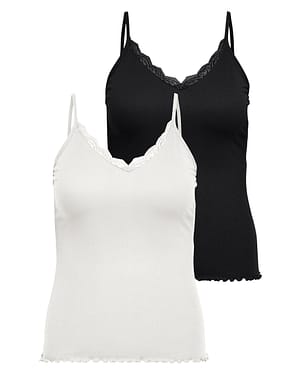 CARSILLE S/L V-NECK TOP 2PACK JRS