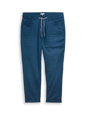 Plus Size - Cropped slim trousers