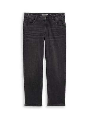 Plus size straight jeans