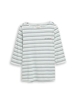 Plus Size - long-sleeved shirt with striped pattern