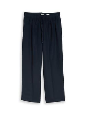 Plus Size - loose fit trousers with linen blend