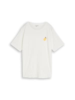 Plus Size - T-shirt with crochet detail