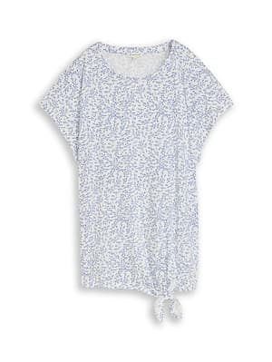 Plus Size - T-shirt with knot detail