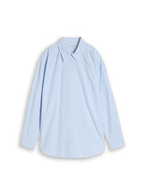Plus Size – Loose-fit poplin shirt-style blouse