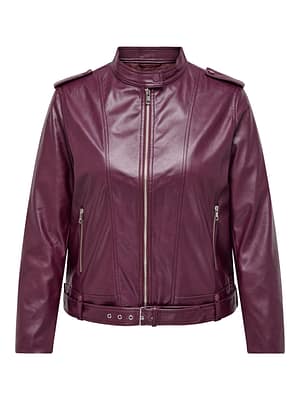 -CARSADIE FAUX LEATHER JACKET OTW