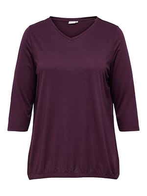 CARCARLINNE V-NECK 3/4 TOP JRS BF