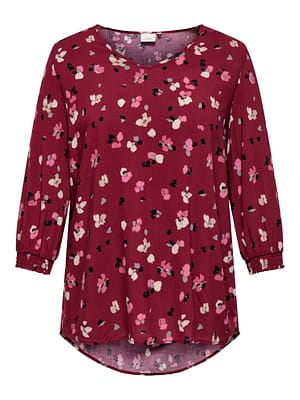 CARPETREA LIFE 3/4 V-NECK TOP AOP