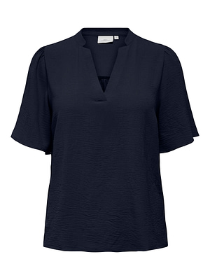 CARNOEMI LIFE 2/4 V-NECK BLOUSE WVN