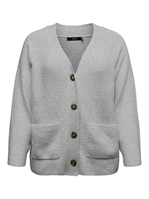 VMCBOOM LS V-NECK BUTTON CARDI NOOS CUR