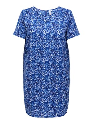 CARLUX S/S TUNIC DRESS WVN NOOS