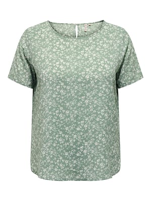 CARVICA S/S TOP WVN NOOS