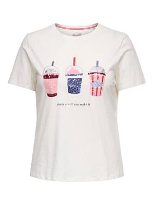 CARKITA LIFE SS O-NECK JEANS TEE JRS