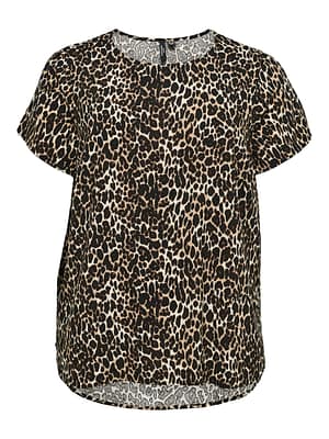 VMCEASY JOY S/S TOP WVN GA CUR