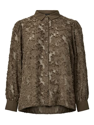 PCMIARA LS SHIRT WVN BC QX