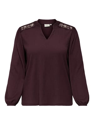 CARFANCY LIFE L/S V-NECK BLOUSE JRS
