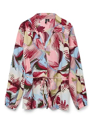 VMCRUBY FIE LS BELT SHIRT WVN GA CUR