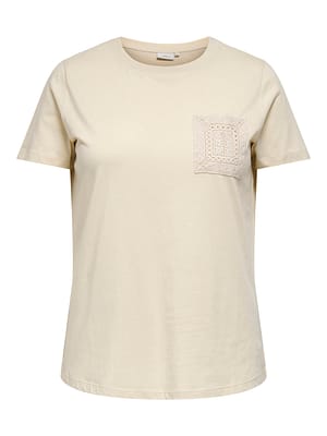CARENJA S/S O-NECK POCKET TOP JRS
