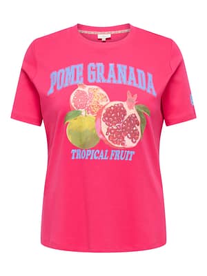 CARJENNY SS PRINT JEANS TEE JRS